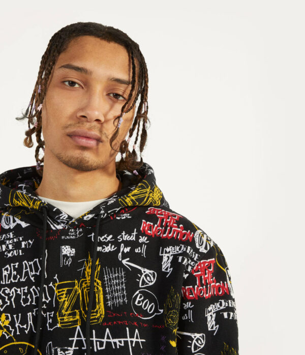 Printed Hoodie